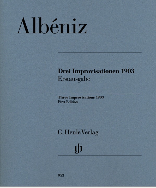 Albéniz阿尔贝尼斯：三首即兴曲1903（附CD） HN 953