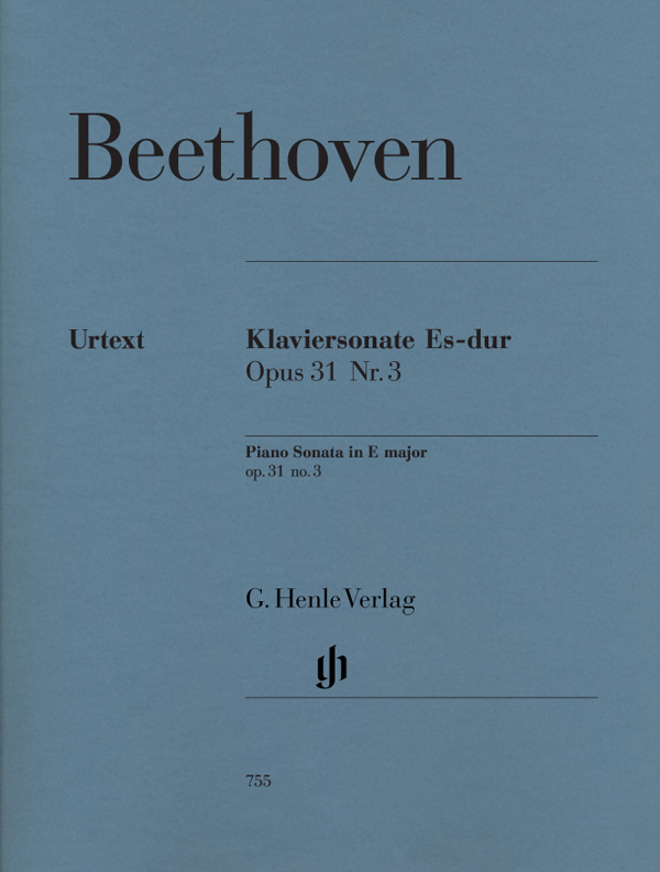 Beethoven 贝多芬 降E大调第十八钢琴奏鸣曲“ 狩猎” op. 31,3   HN 755