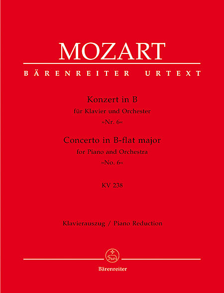 【原版乐谱】Mozart 莫扎特钢琴协奏曲 K.238 BA 5316-90
