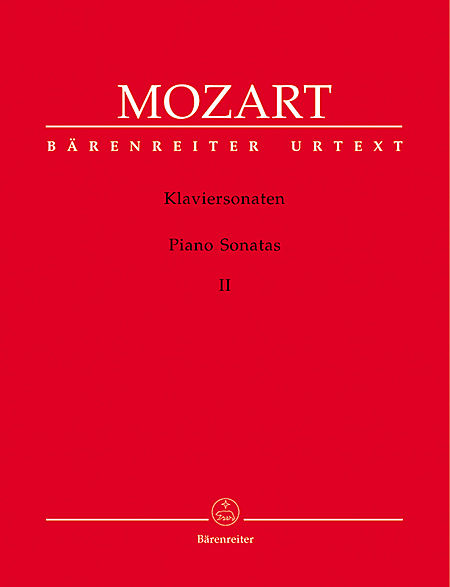 【原版乐谱】Mozart 莫扎特钢琴奏鸣曲 第二卷 BA 4862