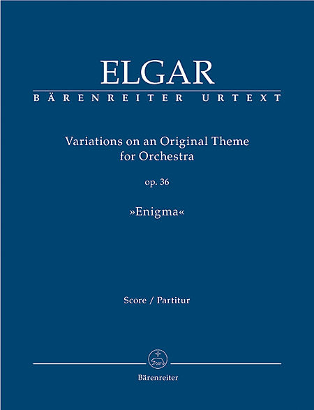 【原版总谱】Elgar 埃尔加 《谜语》原主题变奏曲（为管弦乐队而作）OP 36  BA 9042