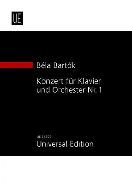 【原版】Bartók Béla 巴托克 第一钢琴协奏曲（总谱） UE34307