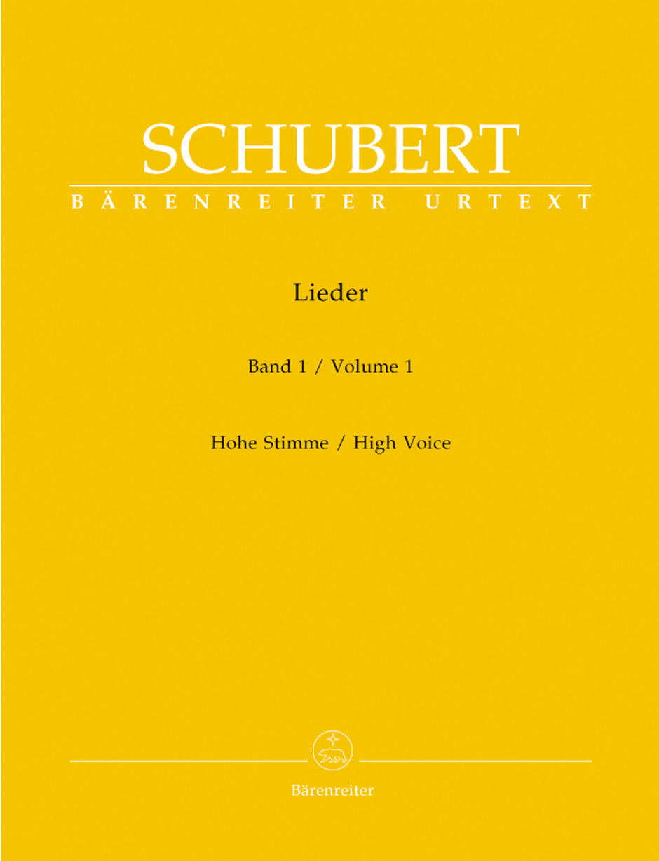 【原版】Schubert 舒伯特 艺术歌曲 第1辑 （高音）BA 9101