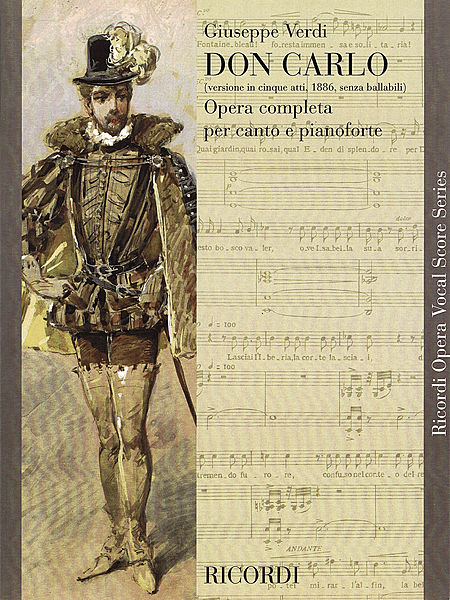 【原版】Verdi 威尔第 唐卡洛（歌剧钢伴）1886年版 5幕歌剧 HL 50017920