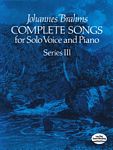 Brahms 勃拉姆斯 钢琴伴奏独唱歌曲全集(第三辑)DOVER