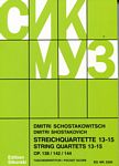 【原版】Shostakovich 肖斯塔科维奇 弦乐四重奏13-15 SIK2209