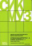 【原版】Shostakovich 肖斯塔科维奇 弦乐四重奏 1-4 SIK2265