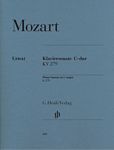 【原版乐谱】Mozart 莫扎特 C 大调钢琴奏鸣曲 KV 279 (189d) HN 600