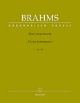 【原版谱】Brahms  勃拉姆斯 三首间奏曲 op 117  BA 9629