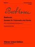 【原版】Beethoven 贝多芬 大提琴奏鸣曲（附钢琴伴奏）UT50247