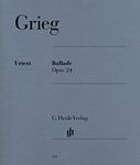 【原版乐谱】格里格 叙事曲 op. 24 HN 431