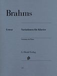 【原版】Johannes Brahms 勃拉姆斯 钢琴变奏曲 HN 440