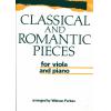 CLASSICAL AND ROMANTIC PIECES FOR VIOLA NAD PIANO