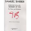 Barber 巴伯 诺克斯维尔1915年之夏--巴伯女高音独唱HL.50285320