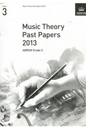 英皇考级：Music Theory Past Papers 2013 G3 2013年乐理真题3级（英文版）