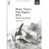 英皇考级：Music Theory Past Papers 2013 Model Answers G2 2013年乐理真题答案2级（英文版）
