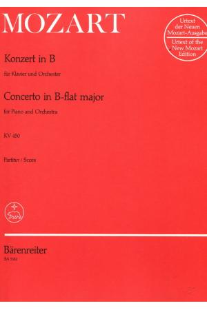 莫扎特降B大调钢琴协奏曲 KV450 乐队总谱 原版乐谱 BA5382