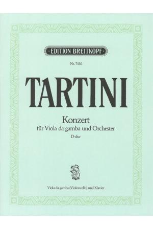 Tartini 塔蒂尼： D大调古中提琴协奏曲 EB 7430