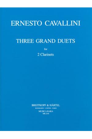 Cavallini 卡瓦里尼：三首大型二重奏--为两部单簧管而作 MR 2148 
