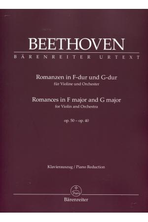 Beethoven 贝多芬F 大调和G大调小提琴浪漫曲 op.50-op.40 BA 9026-90