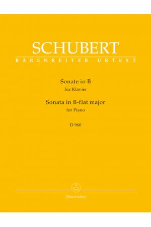 Schubert 舒伯特 降B大调钢琴奏鸣曲 D960 BA 10860