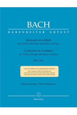 J S Bach 巴赫 A小调小提琴协奏曲 BWV 1041  BA 5189-90