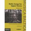 原版乐谱  17首为女声合唱所作的波罗的海的歌声  BALTIC SONGS FOR UPPER VOICES  EP 72678