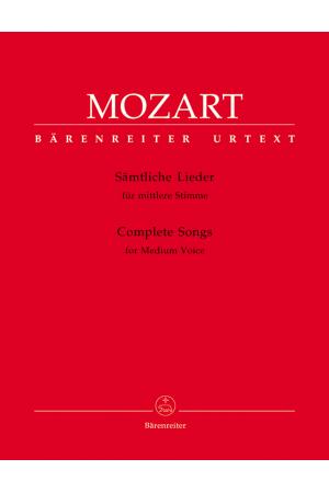 Mozart 莫扎特 中音歌曲全集（德文）BA 5328