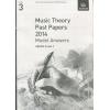 英皇考级：Music Theory Past Papers 2014 Model Answers 2014年乐理真题答案3级