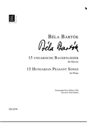 Bartók 巴托克 十五首匈牙利农民歌曲 UE6370 