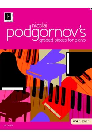 Nicolai Podgornov 普多可诺夫 钢琴分级曲集（1)（初级） UE34551