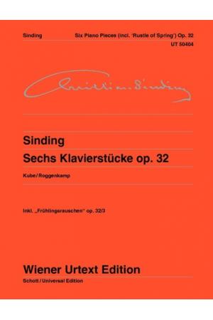  Christian August Sinding 克里斯蒂安·奥古斯特·辛丁：6首钢琴小品   op. 32  UT50404