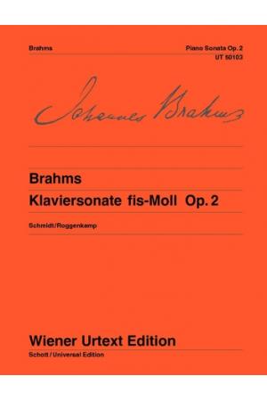 Brahms 勃拉姆斯：升F小调第二钢琴奏鸣曲 op. 2 UT50103