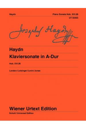 Joseph Haydn 海顿：A大调钢琴奏鸣曲 Hob. XVI:26  UT50403