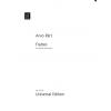 Arvo Part 阿福 佩尔特：弗拉特雷斯—为小提琴和钢琴而作 UE17274