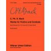 C P E Bach 巴赫：奏鸣曲--为小提琴和大键琴而作（2）UT50289