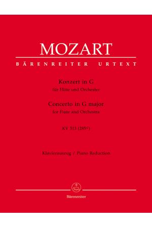 原版乐谱 Mozart 莫扎特G大调长笛协奏曲 KV 313  BA  4854-90