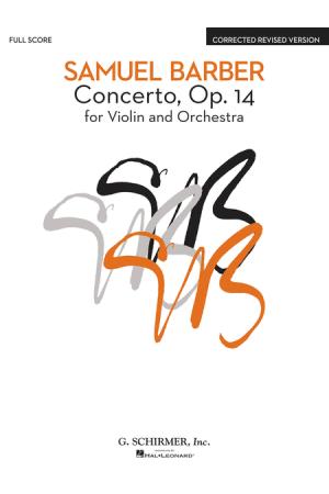 【原版】巴伯 小提琴协奏曲（小提琴与乐队）HL.50339370