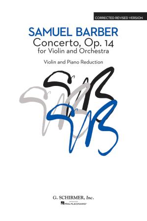 巴伯 小提琴协奏曲（小提琴与钢琴）HL.50337010