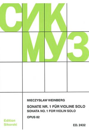  Weinberg, Mieczyslaw 威茵柏格：第一小提琴奏鸣曲 OP 82 SIK2432 
