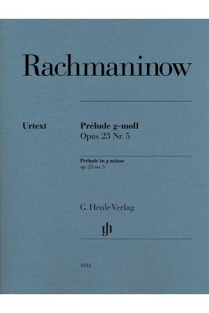 Rachmaninoff 拉赫玛尼诺夫 g小调钢琴前奏曲 作品23之5 HN 1212