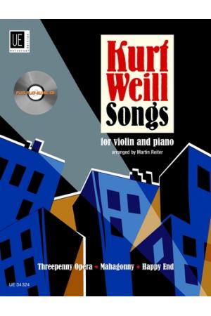 Kurt Weill 威尔 10首歌曲——为小提琴而作（附CD）UE34324