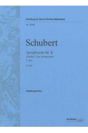 Schubert 舒伯特 第八交响曲 C-dur D 944 （总谱）PB 5248