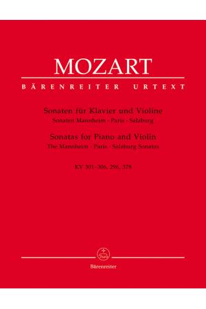 Mozart 莫扎特 小提琴（曼海姆、巴黎、萨尔茨堡）奏鸣曲 BA 4774
