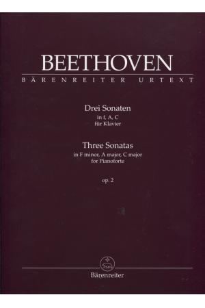 Beethoven 贝多芬 三首钢琴奏鸣曲 OP 2 BA 10859