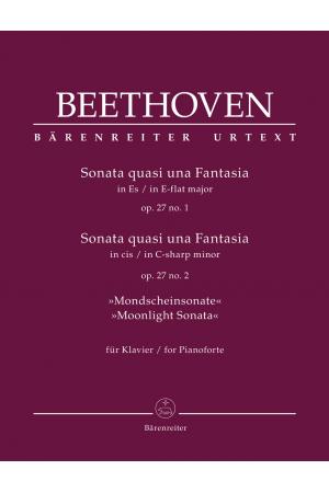 Beethoven 贝多芬 升c小调钢琴奏鸣曲（月光奏鸣曲）OP 27 BA 10853