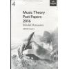  英皇考级：Music Theory Past Papers 2016年乐理真题答案4级