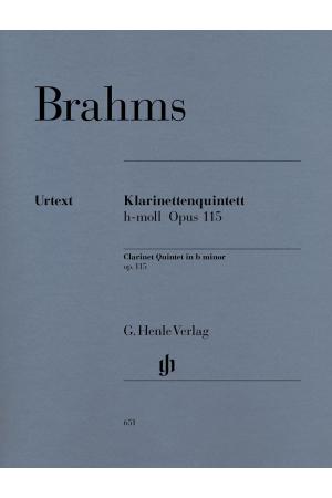 Brahms 勃拉姆斯  单簧管五重奏 op. 115 HN 651
