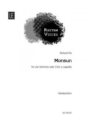 Richard Filz: Monsun for 4 voices or satb choir UE34675