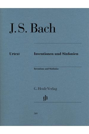 Bach J.S. 巴赫 创意曲与交响曲 BWV 772-801 HN 589